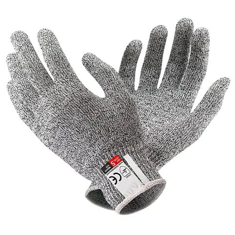 1 Pair Level 5 Anti-Cut Gloves for Kitchen and Gardening